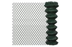 China 100mm Diamond Chain Link Fence Cyclone Iron Wire Mesh 11.5 Gauge supplier