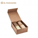 Eco-Friendly Custom Texture Paper Candle Cup Packaging Box Paper Gift Box with Lid And Base for sale
