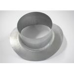 Pressed Collar Saddles Dust Extraction Pipe For Ventilation System Galvanization Surface for sale
