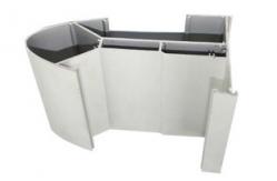 China Sill Aluminium Industrial Profile Sliding Window Aluminium Louvre Window Exclusive Produce Section supplier