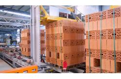 China Automatic Clay Brick Packaging Machine Belt Strapping And Packaging System supplier