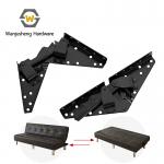 Multifunctional Sofa Backrest Folding Hinge Black Dual-purpose Butterfly Hinge Sofa Bed Adjuster Hardware Hinge for sale