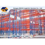 Heavy Duty Metal Storage Shelves Warehouse , Cold Rolled Steel Plate Narrow Aisle Pallet Racking for sale