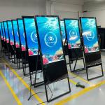 43 49 55 inch indoor floor stand wifi touch screen kiosk sinage display digital signage lcd advertising player digital for sale