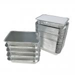 Disposable Aluminum Foil Takeout Trays Recyclable Restaurant Takeaway Containers for sale