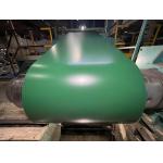 Prepainted Gi Steel Coil / PPGI Green Color Coated Galvanized Steel Sheet In Coil for sale