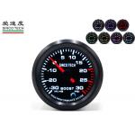 30 PSI Boost Gauge , 50MM Digital Turbo Gauge Seven Colors Backlight LED Warning for sale
