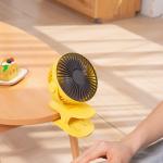 Baby Car Stroller Two Speed Fan 8 Inch 1200mAh Table Clip Fan Home Office for sale