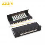 Patch Panel 10 0.5U shielded 8/12 ports  , Date Center Accessories , from China Manufacturer - Zion Communiation for sale