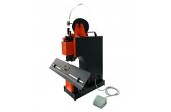 China Electric Single/Double Hohner Head Flat Binding Saddle Stitching Wire Booklet Maker Machine supplier