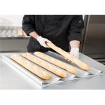 RK Bakeware China Foodservice NSF 5 Slot Aluminium Baguette Baking Tray Glazed French Bread Pan for sale