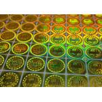 Custom Security 3D Hologram Stickers Online Non-Reusable Laser Hologram Labels With Logo for sale