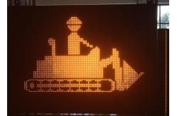 China Monochrome P20 VMS Traffic Signs LED Message Displays Dynamic Message supplier