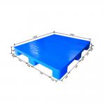 Good Strength Lightweight Plastic Pallet OEM HDPE Pallets 120x110cm
