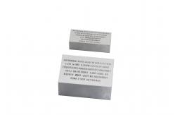China High Precision Special Mold Date Insert 48 54HRC Hardness Mold Date Inserts supplier