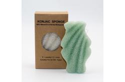 China Wave Fishtail Konjac Exfoliating Sponge supplier