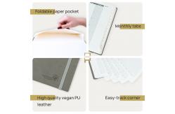 China FSC REACH ISO9001 Softcover Weekly Planner With Monochrome Inner Page supplier