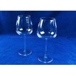 SIO2 Red Wine 1100℃ Quartz Crystal Glass For Family Dinner for sale