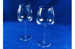 China SIO2 Red Wine 1100℃ Quartz Crystal Glass For Family Dinner supplier