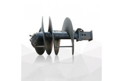 China Drilling Tools Strong Slag Carrying Capacity Straight Auger With Flat Teeth 3000 Mm supplier