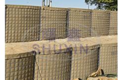 China Deep Welding Galvanized Hesco Bastion Barrier Mil5 Perimeter Security Wall Shooting Range supplier