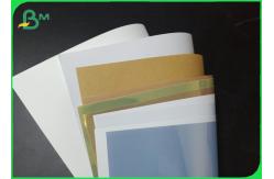 China Single Side Glossy Mirror Coated Kraft Paper With Release Paper supplier