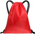Waterproof Draw String Back Sack with Zip Pocket Gym Swim Drawstring Bags for Men Women for sale