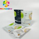 Gravure Printing Plastic Pouches Packaging Reusable Stand Up Dried Fresh Bags With Zipper