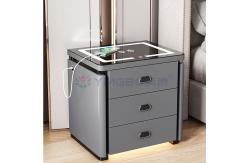 China Wireless Charging Night Table Smart Safe Box For Home Security supplier