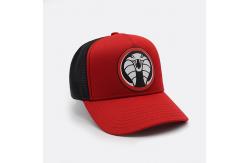 China Classic 5 Panel Trucker Cap With Curved Brim Mesh Plastic Buckle Cap supplier