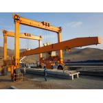 Double Girder Mobile Gantry Crane 100t Load Capacity With Lifting Beam Outdoor for sale