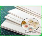 Bibulous Paper Sheet 300 * 400mm Moisture Absorbent Paper 0.6mm For Coaster Board for sale