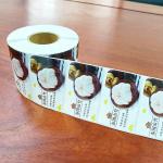 MOQ 1000pcs Food Adhesive Labels With CMYK Printing In Square Shape for sale