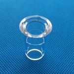 Polished High Temperature Quartz Tube CNC Machining With Flange for sale