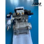 Pneumatic Ball Valve Actuator Butt-Weld Water Tank  Ball Valve Control Valve Corrosion-Resistant Stainless Steel for sale