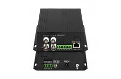 China 4 Channel CCTV Analog Video To Fiber Optic Converter NTSC/PAL/SECAM Compatible supplier