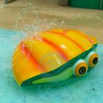Aqua Park Kids Splash Zone Elements Fiberglass Ground Spray Shell - Yellow for sale