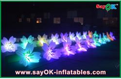 China Customize Lighting Decoration Inflatable Flower Chain Used Wedding supplier