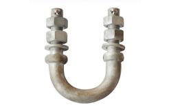 China 35KN Electric Power Fittings HDG U Bolt 80MM - 140MM supplier