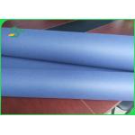 Blue Fabric Washable Kraft Liner Paper 0.55mm thickness for Wallets making