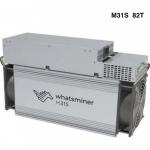 82TH/S Bitcoin Miner Machine 3000W-3500W MicroBT Whatsminer M31s for sale