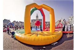 China Funny PVC Inflatable Demolition Games Fire Retard ,Inflatable Wrecking Ball For Team supplier