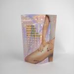 Custom Printed Resealable Zip Lock Stand Up Bag Bath Salt Packaging Pouches Holographic for sale