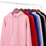 Wholesale Custumized Embroidered Custom Hoodies plain thick pullover hoodie unisex for sale