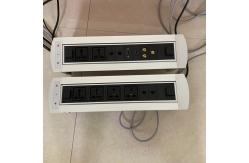 China Desktop Socket Flip Up Power Outlet / Electrical Plug Socket For Conference Room supplier
