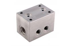 China Aluminum Hydraulic Manifold Threaded Cartridge Valve Manifold CNC Machining Services supplier