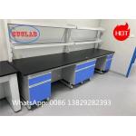 Customizable Chemical Resistant Laminate Chemistry Lab Workbench Assembly Required Laboratory Work Benches for sale