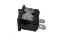 China 10000 Cycles R19-10 Rocker Switch Copper Silver Plated Terminal PA66/PC Housing supplier