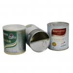 Food Grade Moisture Proof Paper Composite Cans with Easy Open Lid for Milk Powder Nutrition Powder for sale