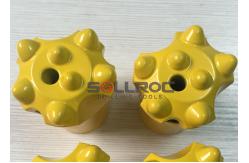 China Tapered Equipment Cross Bit , Carbide Button Bits 28mm - 55mm Long Using  Life supplier
